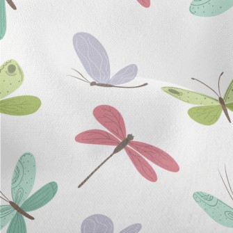 Butterflies With Different Pat Lightweight Performance Linen