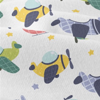 Color Helicopter Plane Modern Jersey