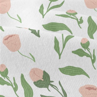 Pink Simple Flowers Modern Jersey