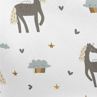 Bohemian Style Unicorn Pongee