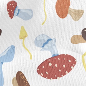 Exquisite Colorful Mushrooms Stretch Jersey