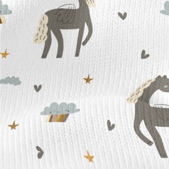 Bohemian Style Unicorn Stretch Jersey