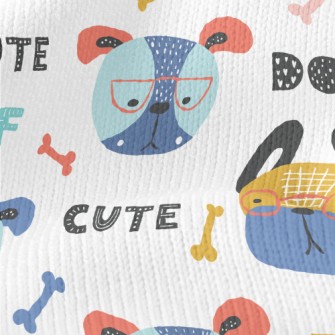 Colorful Creative Cute Dog Stretch Jersey