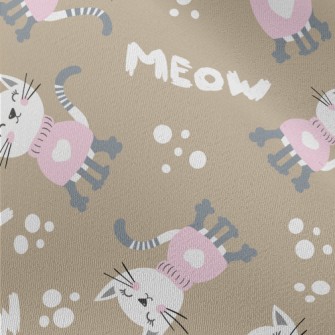 Cat In Sweater Chiffon