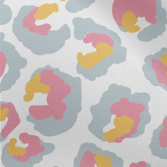 Bright Pink, Gray And Orange L Chiffon