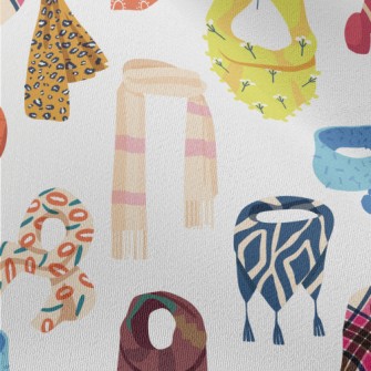 Various Scarves And Neck Scarv Chiffon