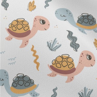 Cute Turtle For Children Chiffon