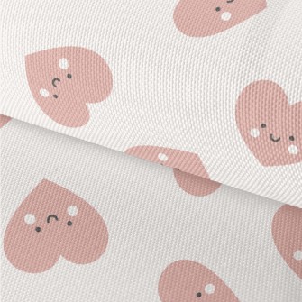 Cute Smiling Love Heart Waterproof Oxford
