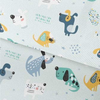 Colorful Cute Dog Waterproof Oxford