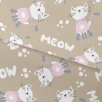 Cat In Sweater Waterproof Oxford