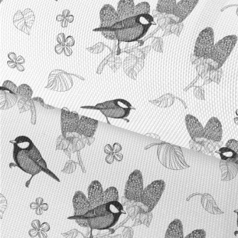 Detailed Hand-painted Bird Waterproof Oxford