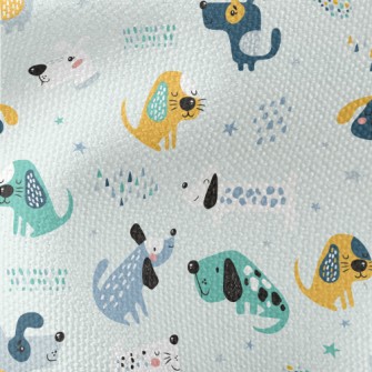 Colorful Cute Dog Waterproof Canvas