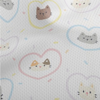 Gentle And Loving Cat Athletic Mesh Flat Back