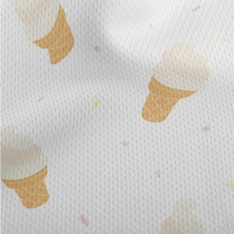 Sweet Soft Serve Ice Cream Athletic Mesh Flat Back