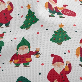 Cute Christmas Dwarf Athletic Mesh Flat Back