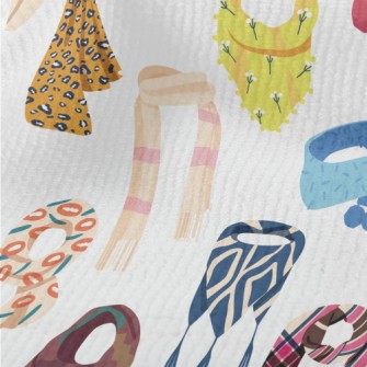 Various Scarves And Neck Scarv Terry