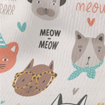 Cute Cat Faces In Different Sh Terry