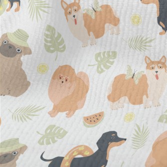 Summer Cute Dog Terry