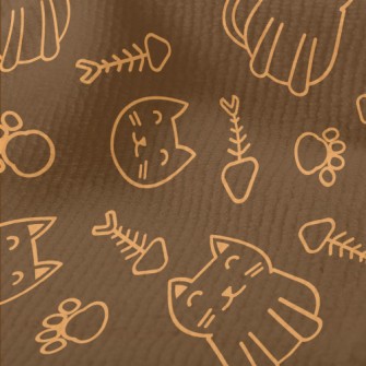 Orange Striped Cat Terry