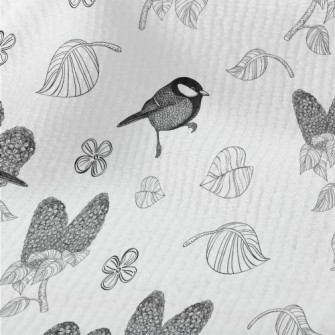 Detailed Hand-painted Bird Terry