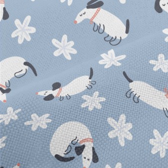 White Dormant Dachshund Performance Linen