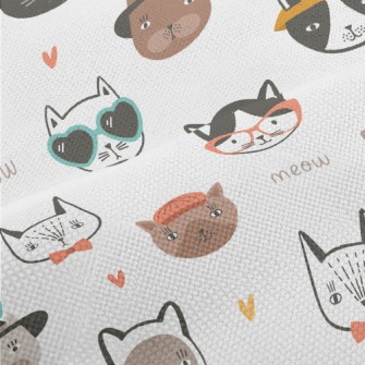 Different Cat Faces Performance Linen