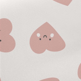 Cute Smiling Love Heart Twill
