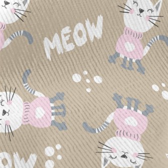 Cat In Sweater Standard Corduroy