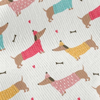 Dachshund Wearing Sweater Standard Corduroy