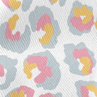 Bright Pink, Gray And Orange L Standard Corduroy