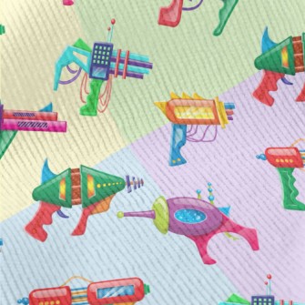 Colorful 3D Various Pistols Standard Corduroy