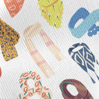 Various Scarves And Neck Scarv Standard Corduroy