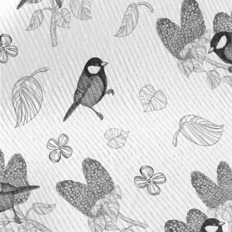 Detailed Hand-painted Bird Standard Corduroy