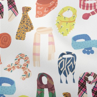 Various Scarves And Neck Scarv Dobby