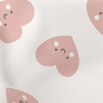 Cute Smiling Love Heart Stretch Ponte