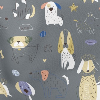 Simple Hand Drawn Dog Stretch Ponte