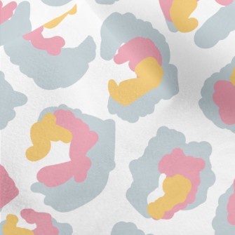 Bright Pink, Gray And Orange L Micro Fleece