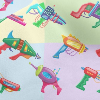 Colorful 3D Various Pistols Micro Fleece