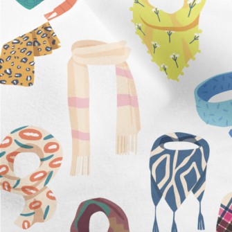 Various Scarves And Neck Scarv Micro Fleece