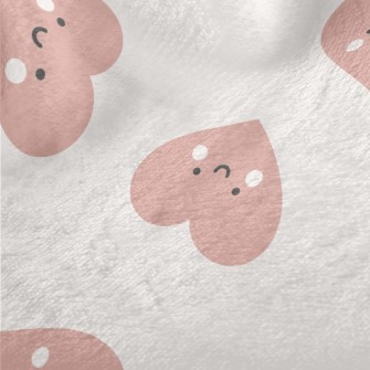 Cute Smiling Love Heart Minky