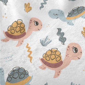 Cute Turtle For Children Minky