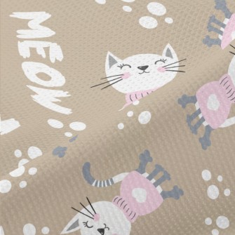 Cat In Sweater Piqué