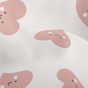 Cute Smiling Love Heart Lightweight Performance Linen