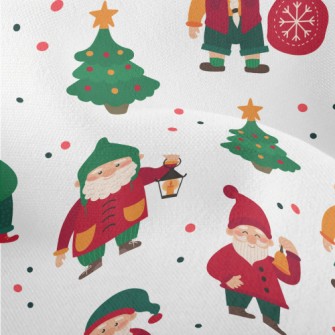 Cute Christmas Dwarf Lightweight Performance Linen