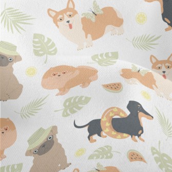 Summer Cute Dog Lightweight Performance Linen