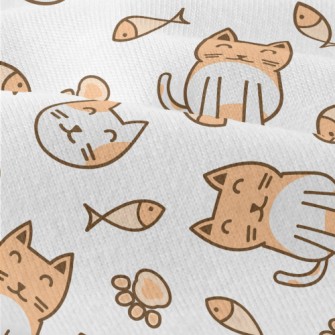 Lively And Cute Orange And Whi Modern Jersey