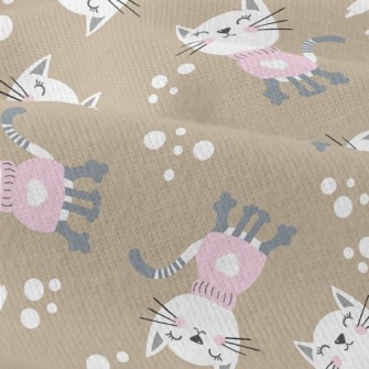 Cat In Sweater Modern Jersey