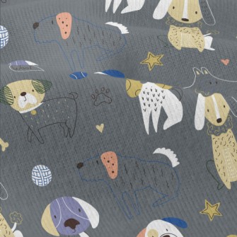 Simple Hand Drawn Dog Modern Jersey