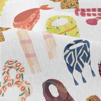 Various Scarves And Neck Scarv Modern Jersey