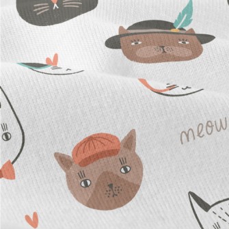 Different Cat Faces Modern Jersey